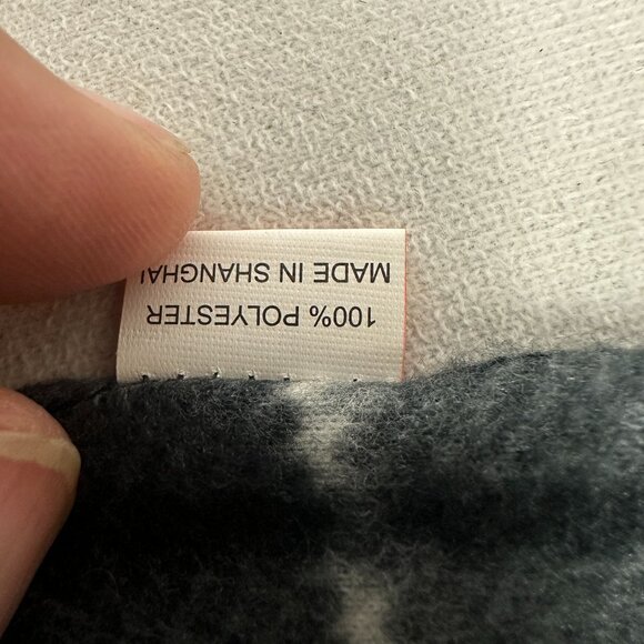 EnerWear Black & White Plaid Scarf - Picture 5 of 5